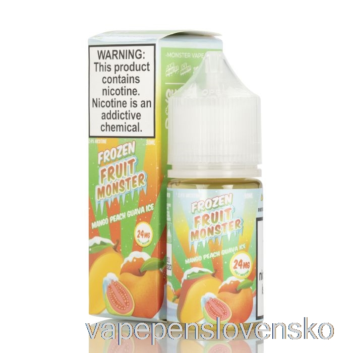 ľadové Mango Broskyňa Guava - Mrazené Ovocné Soli - 30 Ml 24 Mg Vape Pero